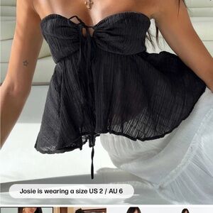 Princess polly Strapless Top